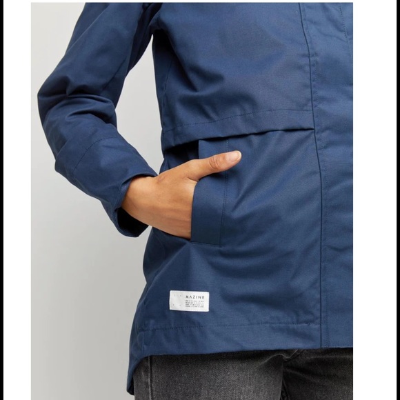 Brand new Mazine navy light jacket with hood! - Picture 7 of 11